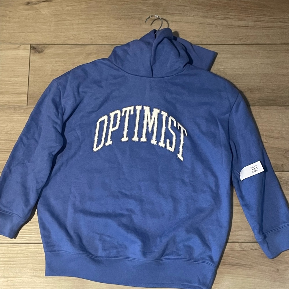 🤠NWT GAP teen (M-8) Optimist Blue Hoodie💙🤠